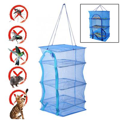 MUQZI спортивный аксессуар, складная многослойная сушилка для рыбы, овощей, фруктов, трав, подвесная сетка, сухая клетка