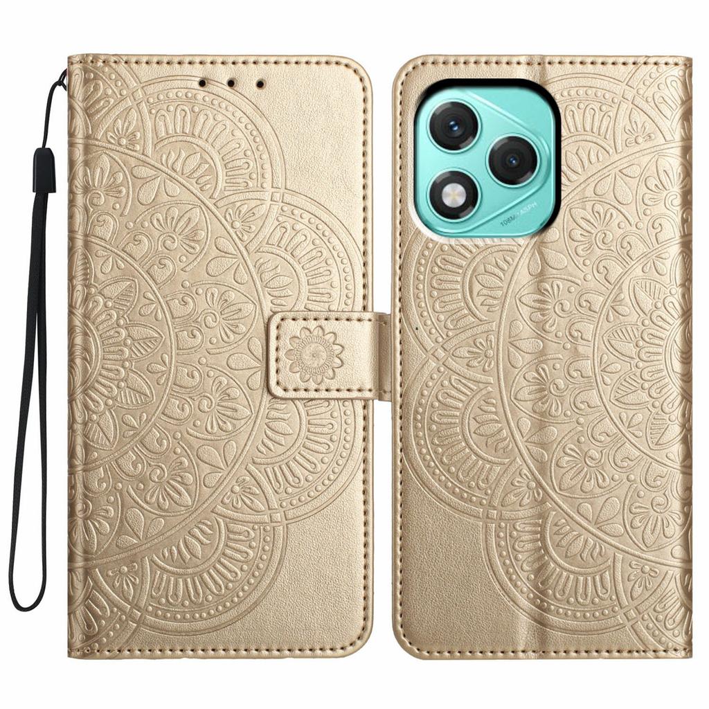 Кожаный чехол для Honor 400 Lite 5G с отделениями для карт, с узором мандалы, чехол-подставка для телефона