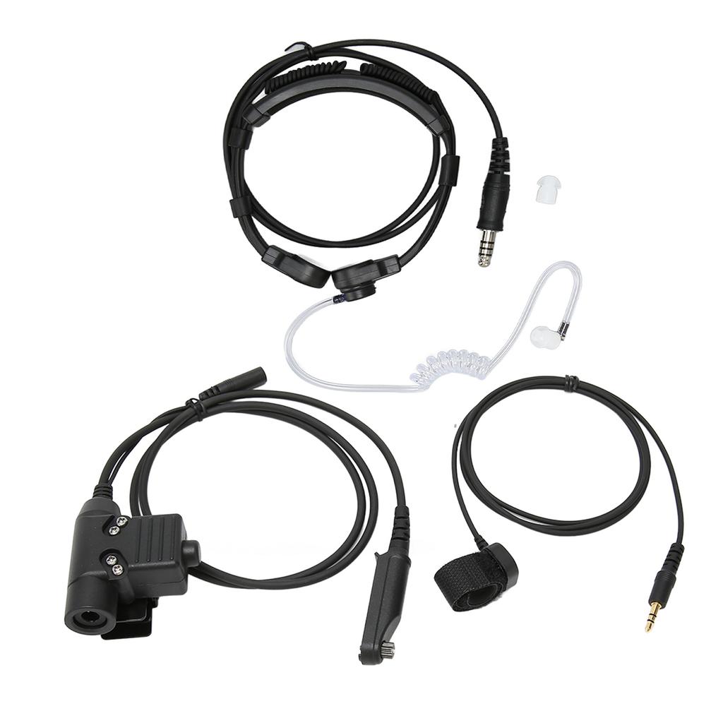 Гарнитура с ларингофоном, разъем 7,1 мм, с адаптером PTT, функция Push to Talk для Baofeng UV?9R УФ?9R ПЛЮС УФ?XR