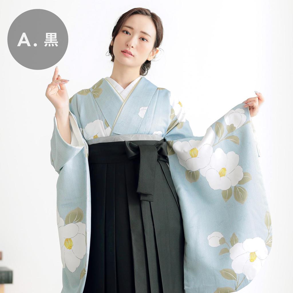 Выпускной церемония Лопатка одинарный размер Выпускной вечер [КИМОНОМАЧИ] [Кимономати Киото] Хакама, Предмет, Однотонный, Женский, Черный, M, В комплекте, Церемония,