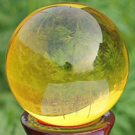 40 мм искусственный цитрин, означающий домашний шар, лечебная сфера, украшение «Счастливый Рим»