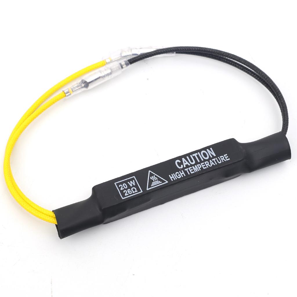 Indicator Load Resistor 12V 20W Solve Blinker Error 26 Ohm LED Turn Signal Lights Fault Decoder Motorcycle Flasher Accessories