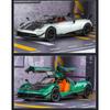1/32 Pagani Huayra BC Alloy Sports Model Diecast Metal Racing Car Vehicles Model Simulation Sound Light Collection Kids Toy Gift