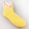 Женские зимние теплые утепленные коралловые флисовые пушистые однотонные носки для сна для девочек