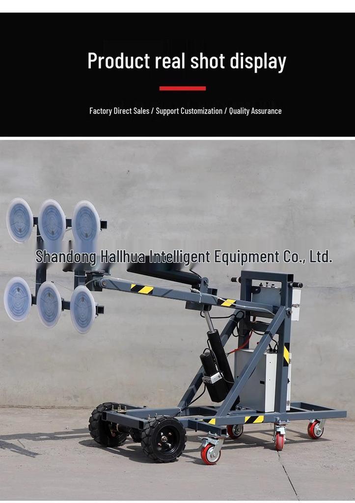 Rotary Suction Glass Installation Robot for Curtain Walls