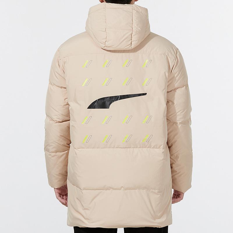 Puma Повседневная теплая куртка-пуховик средней длины с капюшоном, мужская верхняя одежда цвета хаки 532916-20