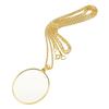 5x Necklace Magnifying Glass Gift Portable Monocle Optical Magnifier Necklace  Elderly