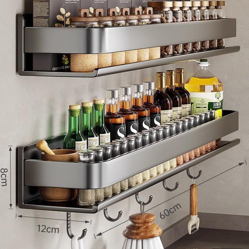 Настенная полка для специй Gao Wenhai без сверления - Кухонные полки для хранения