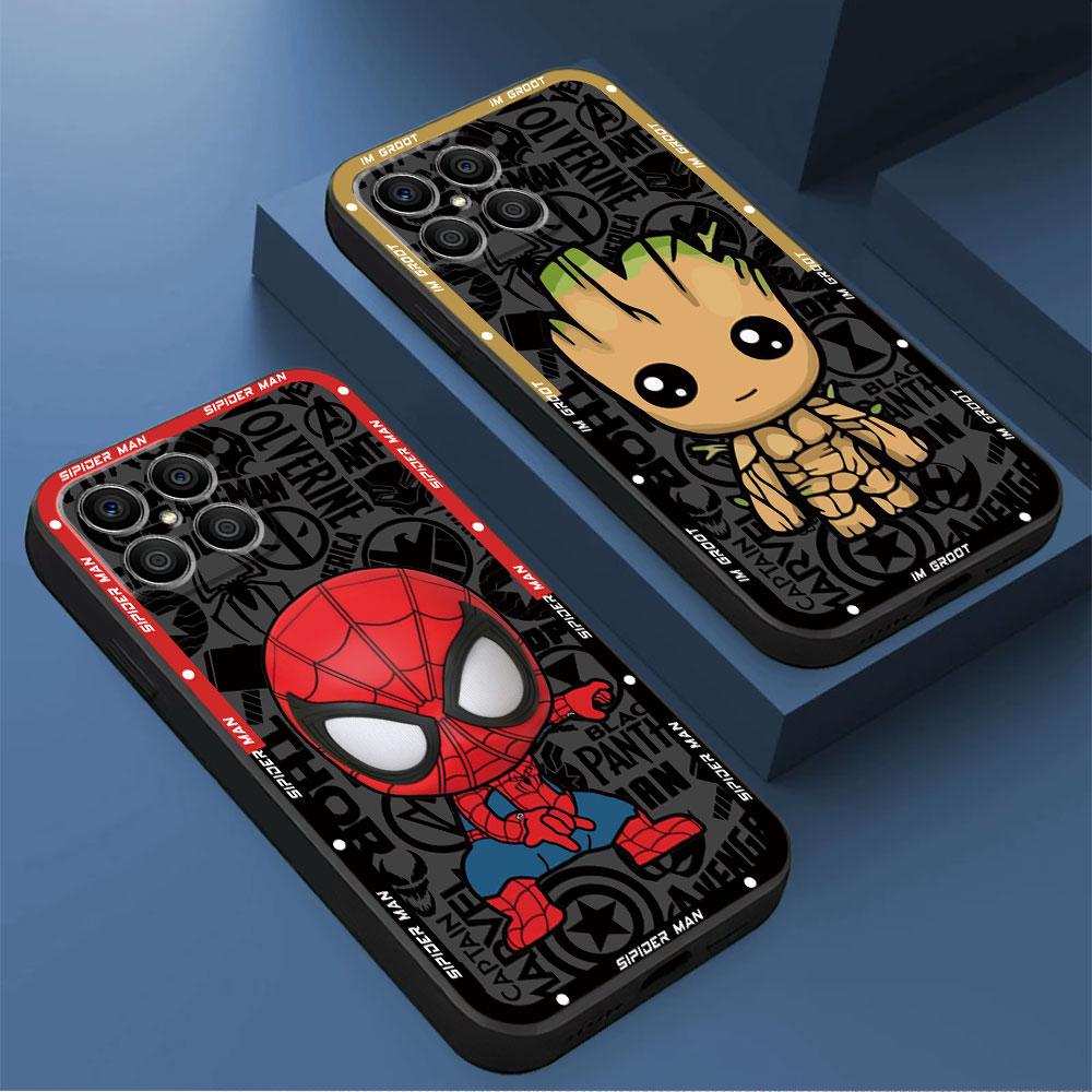 Чехол Marvel Человек-паук Грут для Honor 8X X8a X7 Magic5 Lite X6 70 X8 90 Pro X9a X6a Magic5 Задняя крышка из мягкого ТПУ