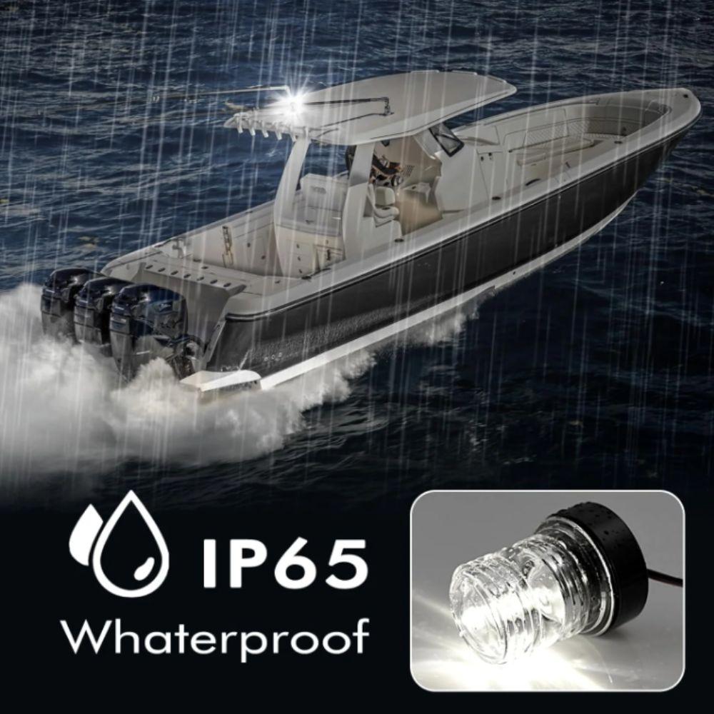 All-Round Light Anchor Light 360 Degree Sailing Signal Light Marine Boat Light Stern Mount