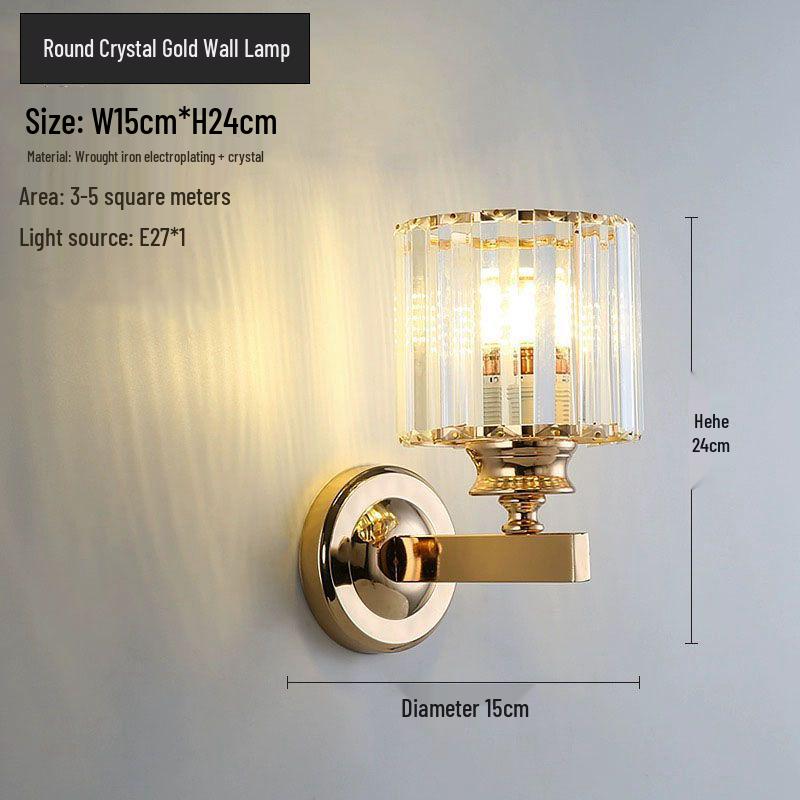 Modern Nordic LED Wall Lamp for Bedroom and Living Spaces