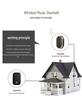 Kajia Si Wireless Smart Doorbell - Battery-Free, Long-Range Notification Button for Home.