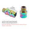 MUQZI Bike Pedals Adapters Spacers Anti Corrosion Bike Pedal Extender Adapter Left Right Signs Cycling Accessories