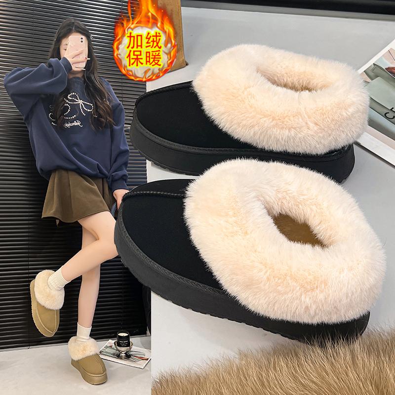 Модные зимние сапоги-дутики для женщин Новые брендовые Плюс Толстые Однотонные Сборные Плюс Половинные Повседневные Хлопковые Ботинки Снежные Сапоги