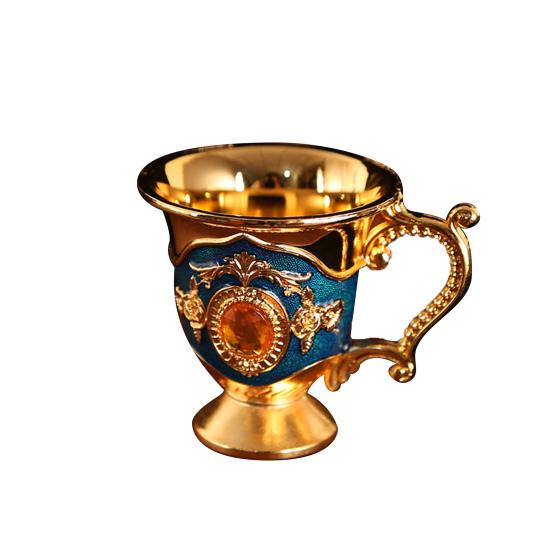 Декор чайной чашки Красивый ретро-стиль Многоразовый уникальный элегантный цветочный узор Чашка для ликера для вечеринки