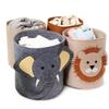 Cartoon Large Capacity Baby Toy Storage Bucket Large Laundry Hamper Kid Toys Storage Basket Clothes Organizer Black Basket Box
