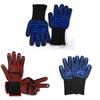 Bbq Heatresistant Gloves With Silicone Grip For Outdoor Grilling And Cooking