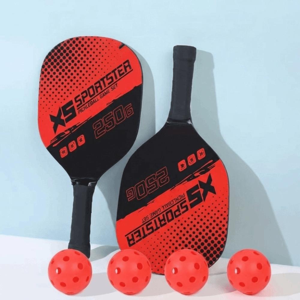 Beginner Paddle Racquets Set Wooden Pickle Ball Equipment Pickleball Paddles Set Women