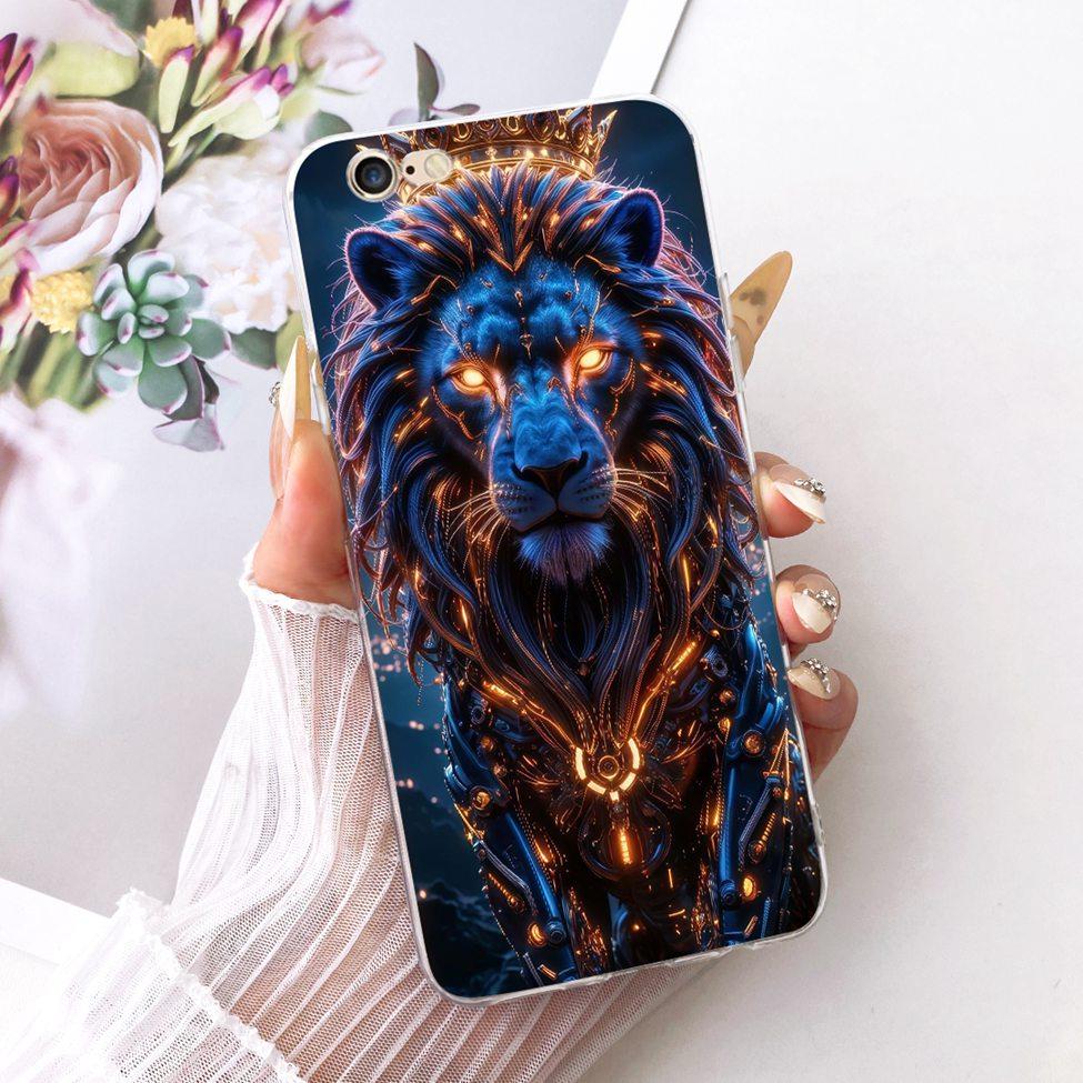 Transparent Casing For iPhone 6s Phone Case For iPhone 6 Cover Luxury Fashion Butterfly Funny Cute Painted