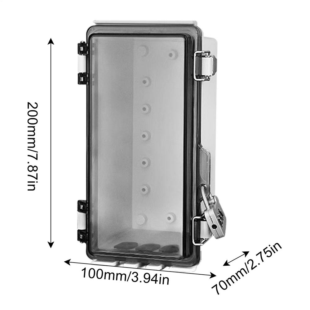 Уличная распределительная коробка Водонепроницаемая крышка для удлинителя Погодозащищенная коробка для вилки с замком Защита электрической розетки Розетка с вилкой