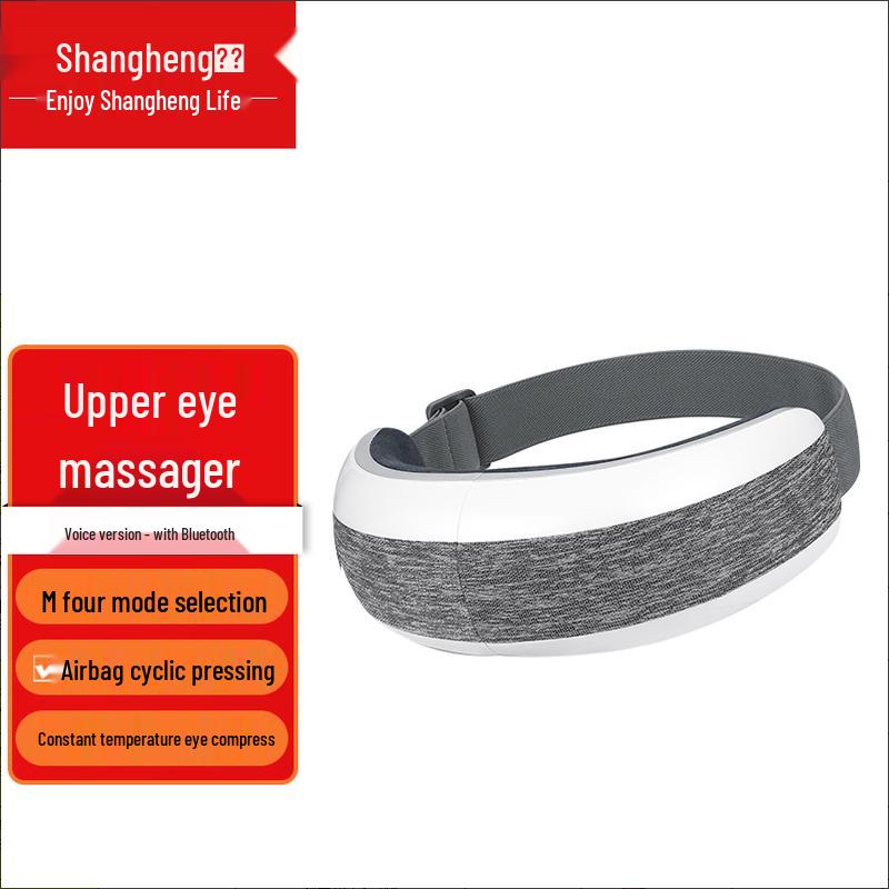 Smart Heated Eye Massager with Voice & Bluetooth CN plug (adapter included)