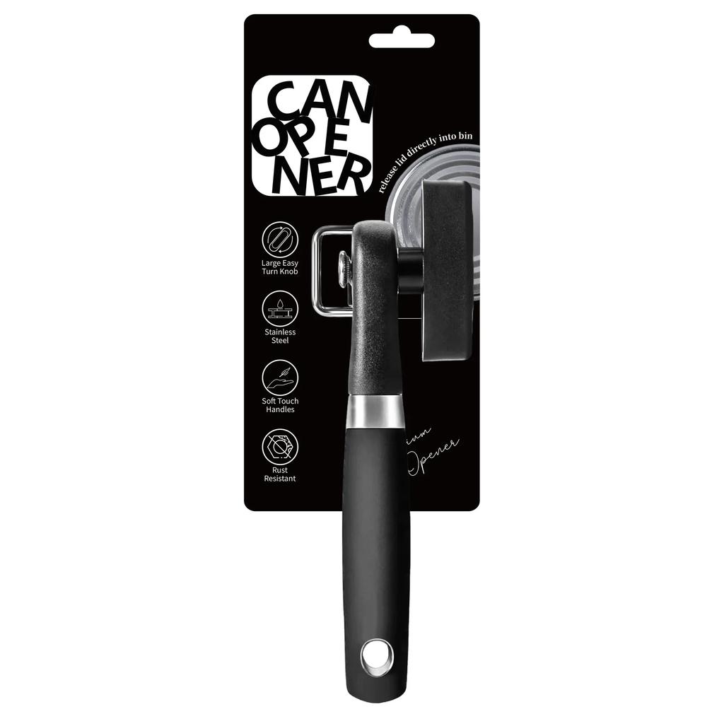 Safe Cut Can Opener, Smooth Edge Can Opener Handheld, Food Grade Stainless Steel Cutting Can Opener for Kitchen & Restaurant