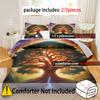 Tree Of Life 3D Printed Quilt Cover Set Modern Art Style Polyester Bedding Set Luxury Home Textiles Soft Duvet Cover Pillowcases