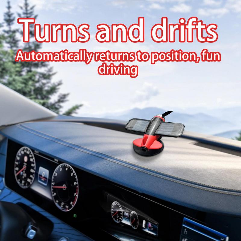 Solar Airplane Spinner Solar Energy Plane Car Dashboard Decor Sun Operated Car Interior Decoration Accessories For Dashboard