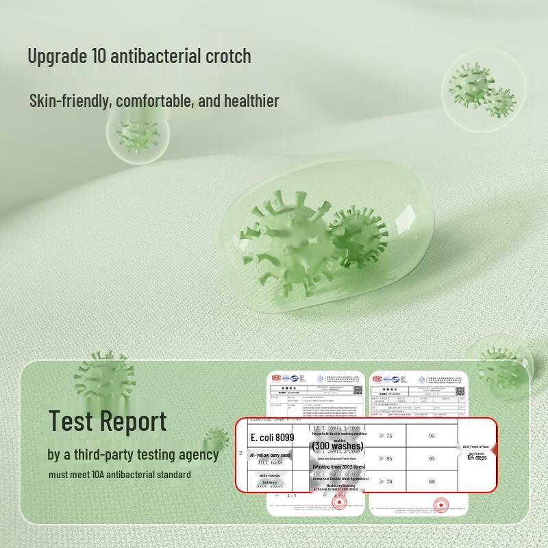 MIIOW Женские трусы-слипы из чистого хлопка 10A с антибактериальной защитой (3-Pack)