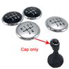 5/6 Speed Gear Shift Knob Stick Cover Cap Speed Number Emblem Badge For Volkswagen VW Transport T5 T5.1 Gp 2003-2011 Car Styling Accessories