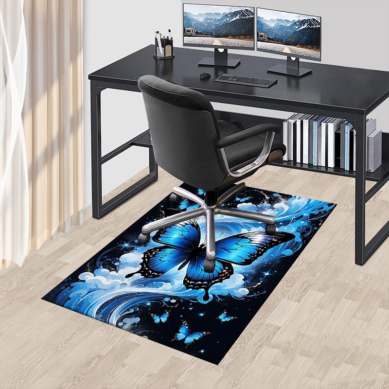 1PC Butterfly Clouds Extra Large Non Slip Floor carpet, Office, family, bedroom, Studio Large Area Rug Indoor Rugs