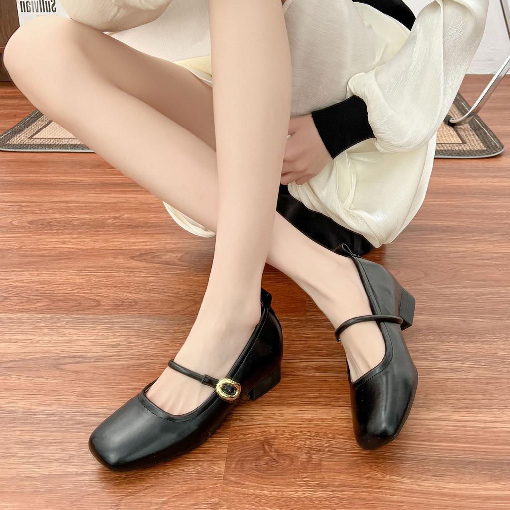 2025 весна и лето новые туфли на высоком каблуке женская одежда высококлассные туфли-лодочки женские Мэри Джейн туфли-лодочки женская мода