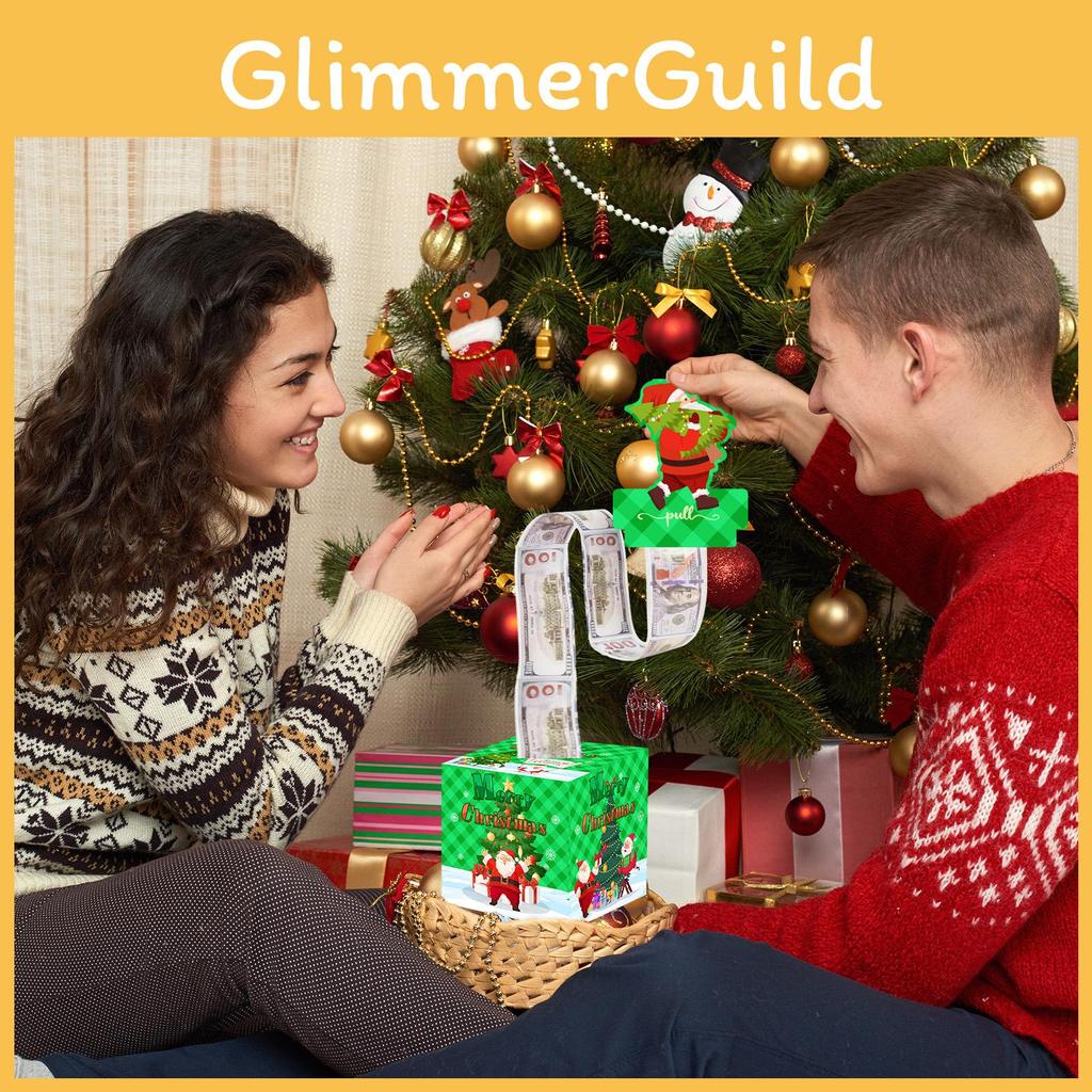 Подарочная коробка для рождественской праздничной вечеринки из бумажного материала с дизайном елки для подарков семье или друзьям