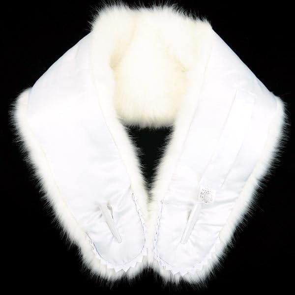Kyoto Usagido Пушистый искусственный мех для и Идеально подходит для белой меховой шали/столы кимоно, Церемоний совершеннолетия, Вечеринок, Тепла, sh-015 (sh-015 Белый)