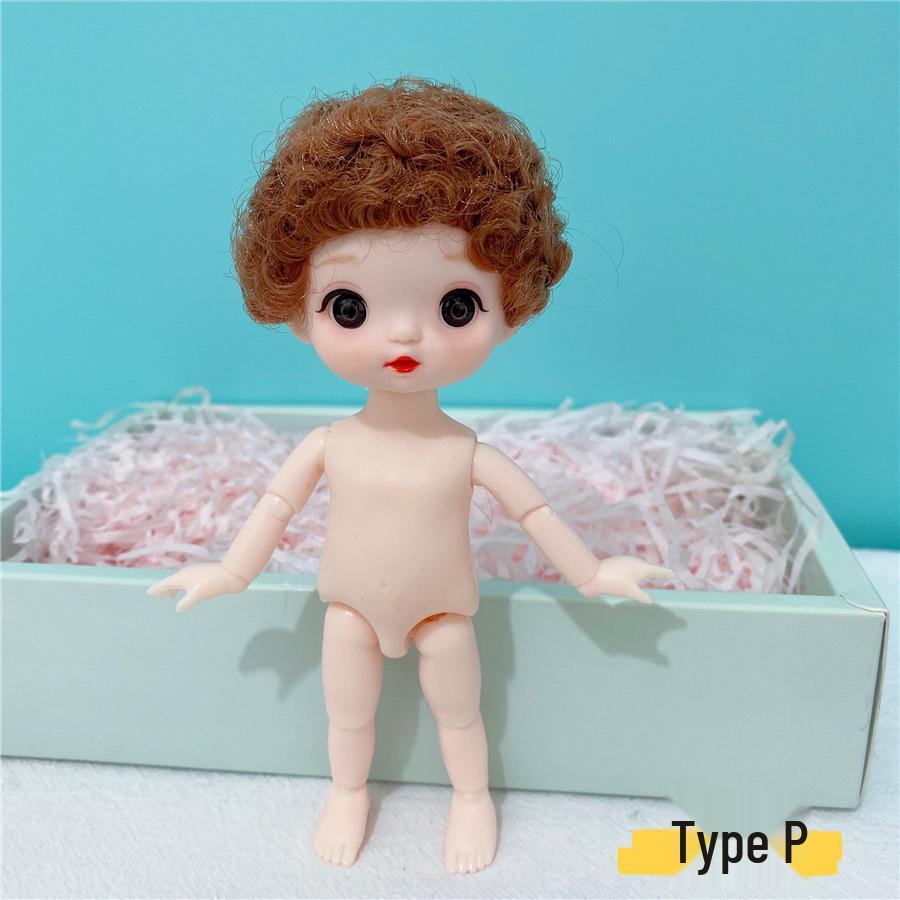 8-дюймовая 17-сантиметровая голая BJD-кукла с 3D-реалистичными глазами, 13 шарнирами, макияжем, вариантами нарядов