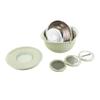 4-In-1 Colander with Mixing Bowl Set Multifunction Carrot Veggie Grater Fruit Cleaner Stainless