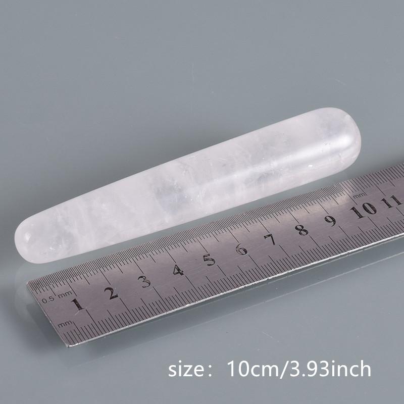 Натуральный белый кварц камень целебный кристалл опал массажные палочки стик инструмент против старения