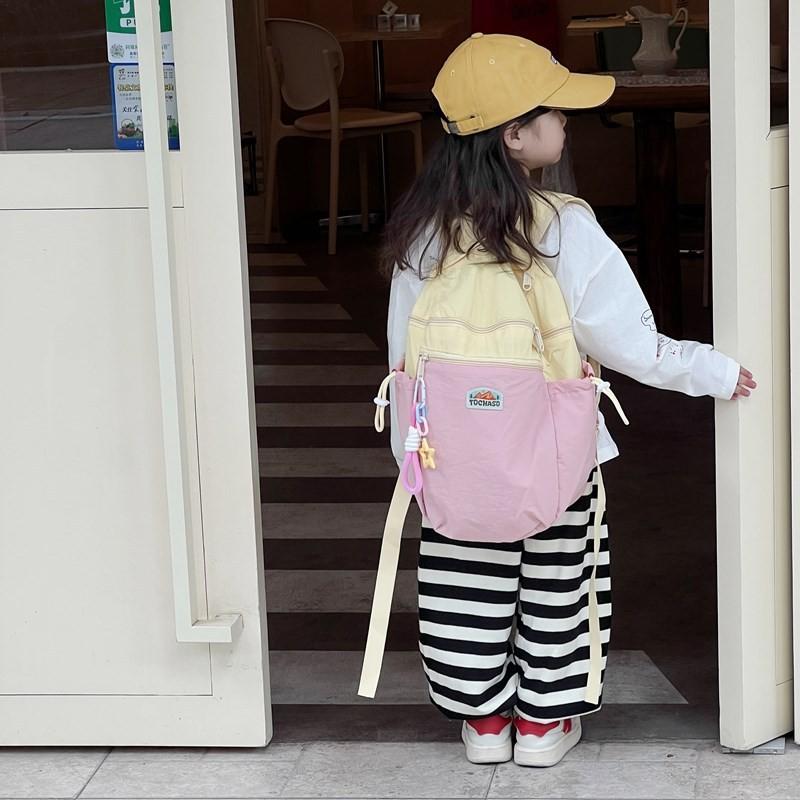 Delightful Backpack Nylon For Kids Featuring Whimsical Patterns And Soft Adjustable Straps