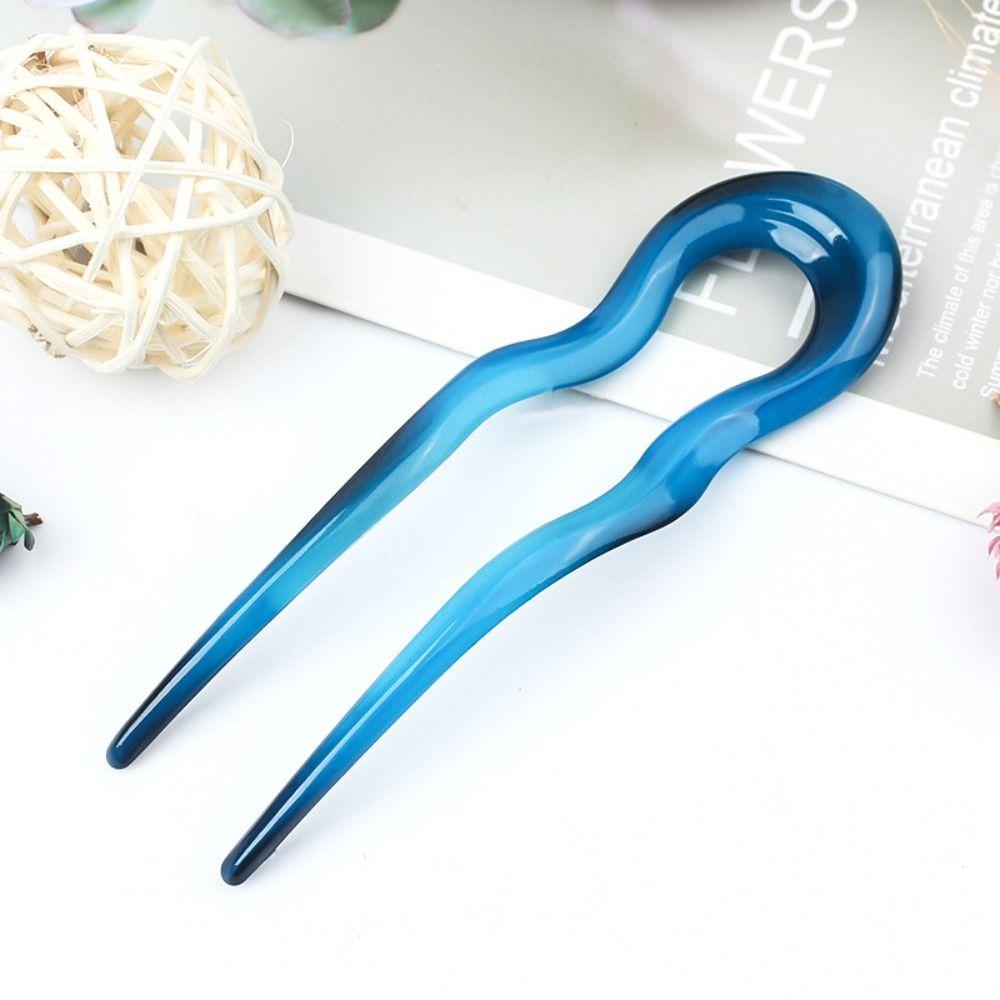 Ацетатная вилка для волос геометрический дизайн палочки для волос элегантная шпилька для женщин девочек