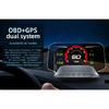 C3 Навигационное зеркало HUD Автомобильный проектор на лобовое стекло с OBD2 HD GPS-навигацией Bluetooth Сигнализация