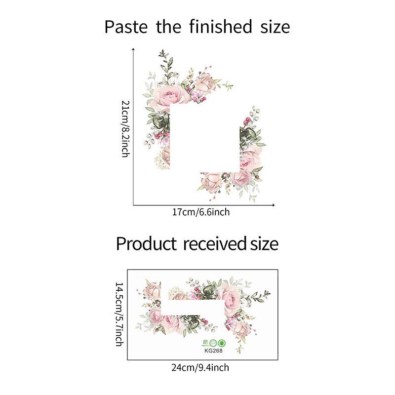 Романтичный цветок Switch Paste Home Background Beautification Декоративные наклейки на стену Самоклеящиеся обои