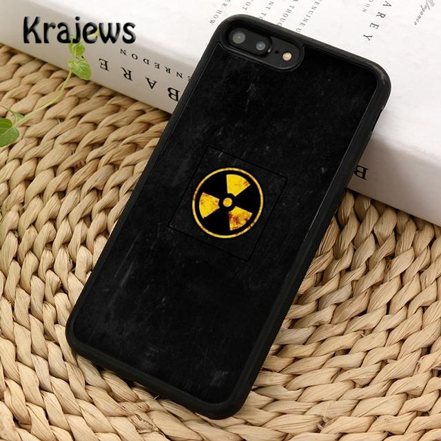 Радиоактивный предупреждающий знак Чехол для телефона Для iPhone 16 15 14 plus XS XR 11 12 mini 13 pro max coque Оболочка Fundas