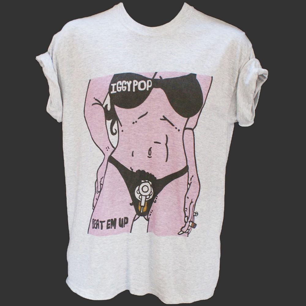 Игги Поп Панк-рок ФУТБОЛКА унисекс S-3XL