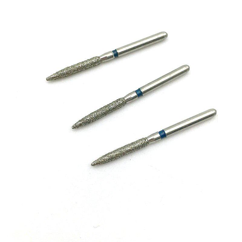 10 шт., стоматологические алмазные боры, высокоскоростные боры, средние стоматологические инструменты для полировки зубов для стоматолога FO-13