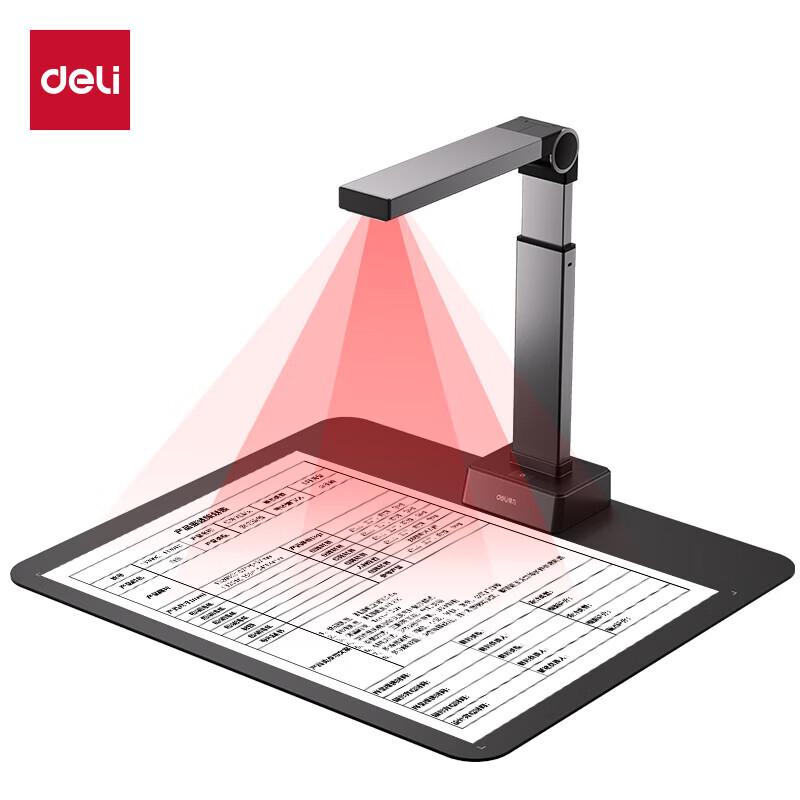Deli Высокоскоростной сканер документов GK346, штепсель CN (адаптер в комплекте)