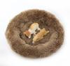 (moin Moin) Fluffy Dog Figurine Magnet with Bed, Realistic and Lifelike (Two Sleeping Corgis (Red))