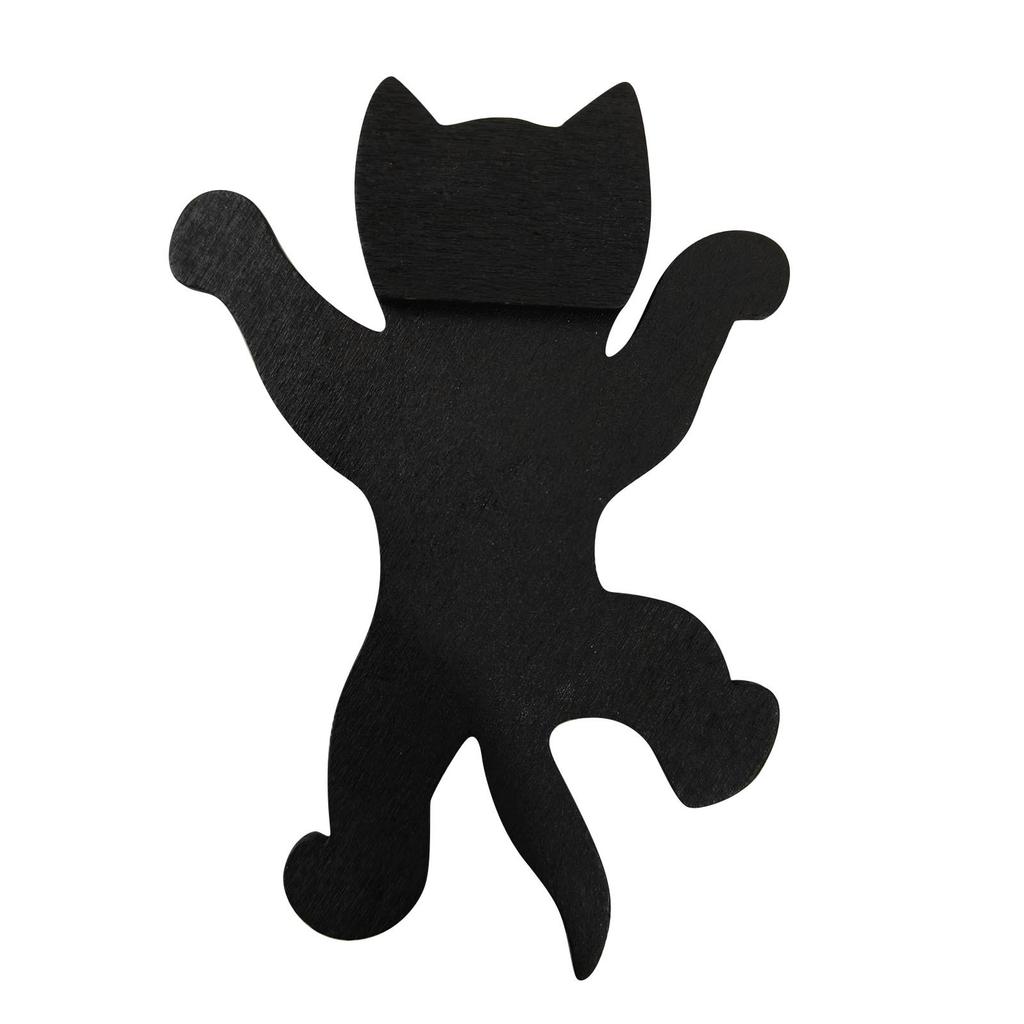 Деревянная рамка для кошки Настенный подвес Милая декоративная фигурка кошки для домашнего интерьера