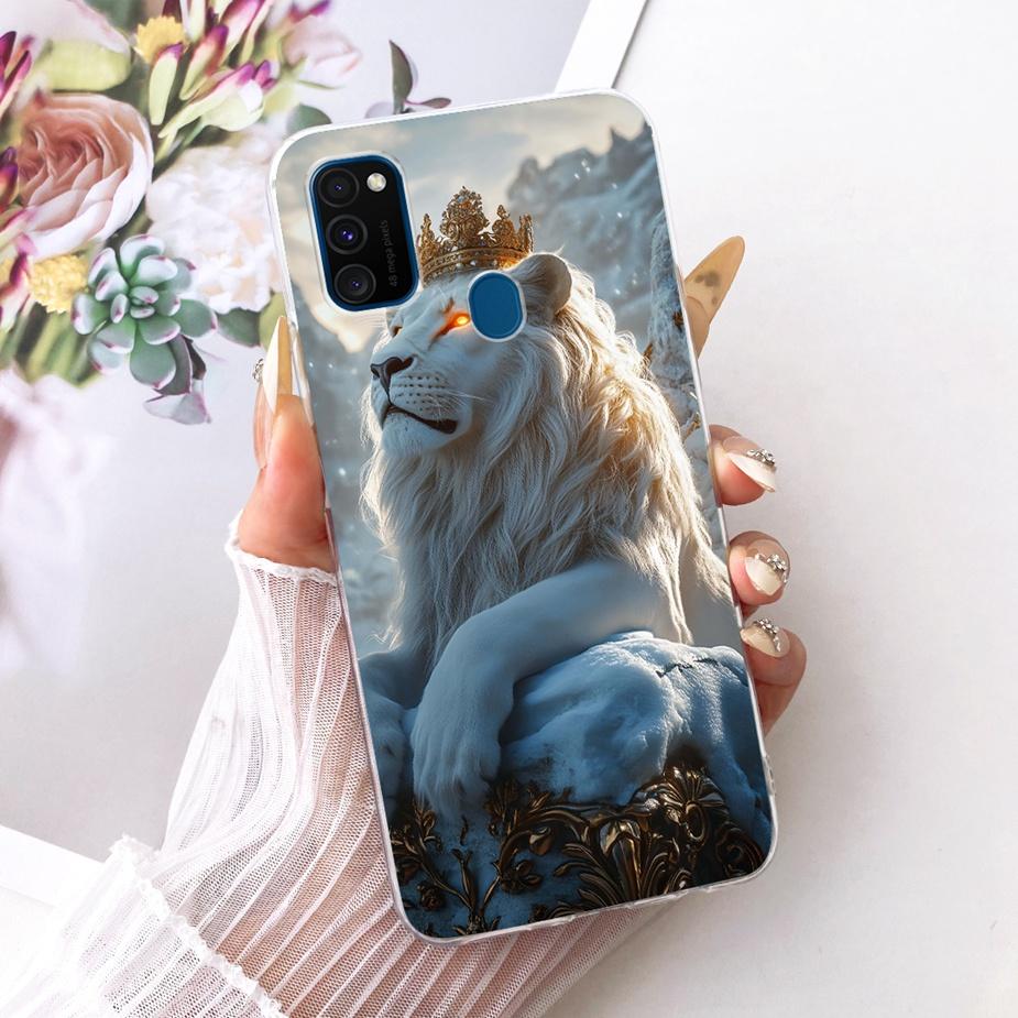 Чехол для Samsung Galaxy M21 SM-M215F Новый модный расписной чехол Мягкий силиконовый чехол для Samsung M21 2021 M 30 s Galaxy M30s Fundas