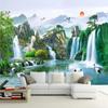 Обои Водопады Природа Пейзаж Настенная роспись Гостиная Телевизор Кабинет Классические обои