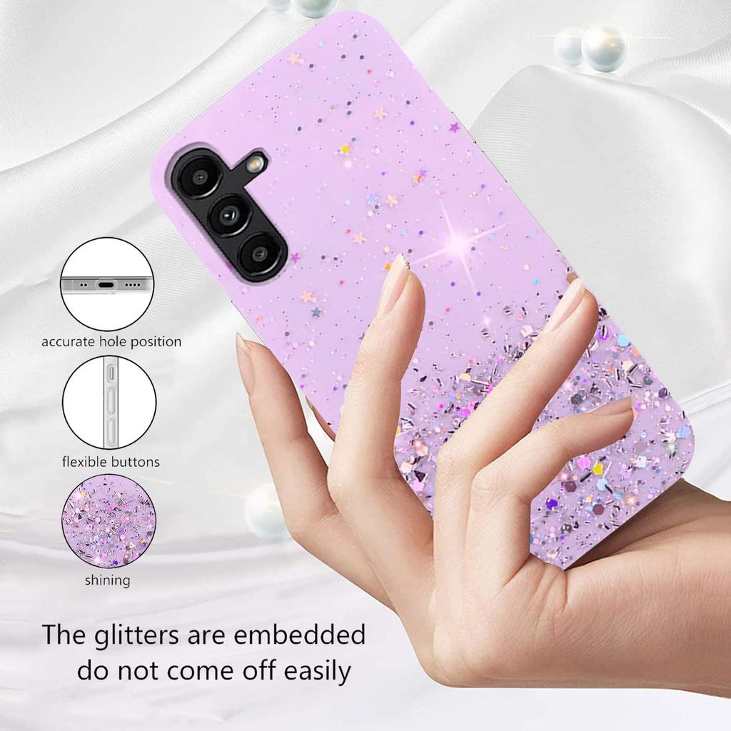 Чехол для Samsung Galaxy A15 A14 A54 A25 A35 A55 A24 A34 A05 A04 A13 A23 A33 A53 A52 iPhone 14 15 12 13 Pro Max блестящий блестящий силиконовый мягкий тонкий чехол